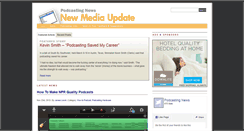 Desktop Screenshot of podcastingnews.com